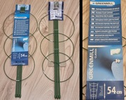 Podpory pierścieniowe do kwiatów 2szt. marki Greenmill 54cm - metalowe