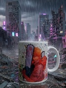 Chainsaw Man – Denji manga anime prezent kubek ceramiczny 