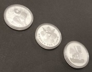 The Simpsons - Homer, Bart, Krusty, 3x1oz srebro