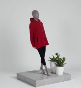 Czerwony płaszcz XL