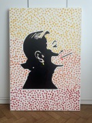 Nowoczesny obraz „Molekuły” 70 x 100 cm