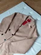 Śliczny beżowy płaszcz damski Hugo Boss rozmiar XXL