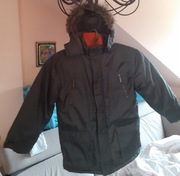 Kurtka Zimowa 5 10 15 Nylon Nieprzemakalna Odpinana Poszewka Rozmiar 122
