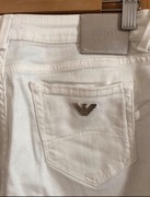 Białe spodnie Armani 