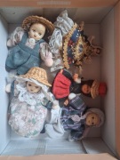 Stara lalka male laleczki zestaw vintage old