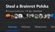 Grupka Facebook Roblox Steal A Brainroot 7.5 tyś