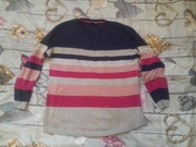 Cienki sweterek rozm.L w paski