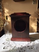 Skrzynia KIENZLE obudowa kapliczka mahoń lata 20-ste projekt loft