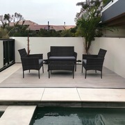 ZESTAW MEBLI OGRODOWYCH MTG Trade Group Technorattan Hawana szary 4 el.