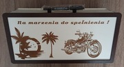 Skarbonka wykreślanka DUŻA 38x19x13 , indywidualny grawer + marker gratis