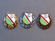 Legia Warszawa 80 lat komplet 3 sztuki