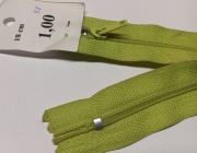 Zamek spiralny spirala 18cm zielony pistacjowy