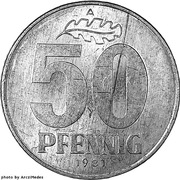 50 fenigów 1981, Niemcy - NRD 