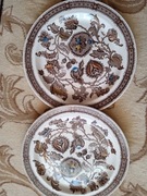 IRONSTONE ENGLAND piękne stare DUŻE TALERZE  szt.2