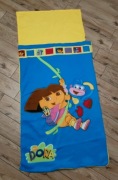 Dora Nickelodeon kocyk koc polar śpiwór 162 x 78 cm rozpinany 