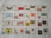 Kalendarzyki piwne 2017 – CZ, MX, zestaw 16 sztuk  (30)