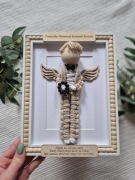 Anioł Stróż Komunijny dla chlopca, Pamiątka,  Makrama. Rękodzieło 