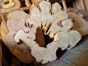 Plaster Drewna Akacja 83/8,5 cm Wysuszony Blat Lustro Żywica DIY Podstawa