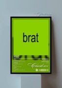Charli Xcx Brat plakat album a3 w ramce obraz poster