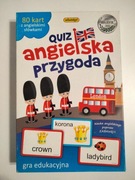 Gra edukacyjna Quiz angielska przygoda karty 