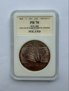 Moneta kolekcjonerska 20 zł 65. Powstanie Getto Warszawskie 2008 PR70 srebr