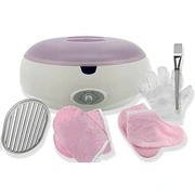 PARAFINIARKA duża 360W, rękawice i stopy frotte + 3 opakowania parafiny 