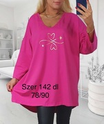 plus size bawełna z laykrą