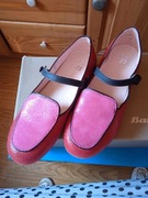 Śliczne pantofelki marki Bata (skóra) roz 36/23,5 cm