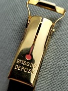 BTESGDG DEPOSE pasek vintage unikat  Vintage BTE SGDG Depose belt, gold
