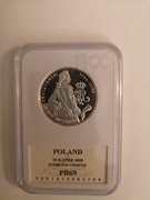 10 zł Stanisław August Poniatowski grading PR69