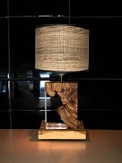 Lampa z drewna oliwnego i żywicy epoksydowej | TOYA