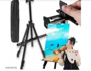 SZTALUGA MALARSKA DO MALOWANIA OBRAZU ALUMINIOWA PLENEROWA TRÓJNOŻNA + ETUI