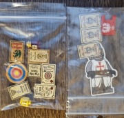Ktown Bricks custom LEGO Castle Forestmen printed tiles / płytki z nadruk