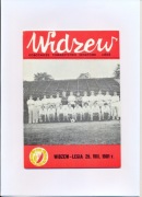 _Program Widzew Łódź - Legia Warszawa - 29.08.1981 MP