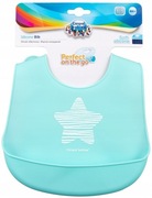 Śliniak Canpol babies silikonowy Odcienie NIEBIESKIEGO
