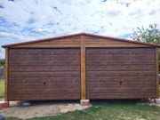 Garaż blaszany 6x5,80m - usługa TRANSPORTU I MONTAŻU