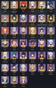 Konto Genshin Impact, AR 42, Eula, Kokomi, Citlali, Nahida, Xiao i inni