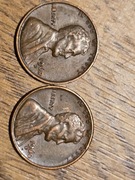 Monety 2 sztuki One cent 1960 rok unikat 