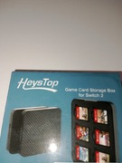 Dwa organizery na karty do gier 