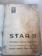 Instrukcja obsługi Star 29 z 1975 r