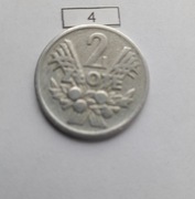 Moneta 2 złote - Jagody - 1960 rok.