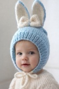Czapeczka bonetka Handmade Króliczek r 1-2 latka