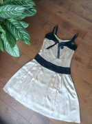 100% jedwab sukienka w stylu lat 20 r. 38 / M