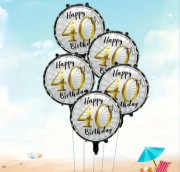 Nowy Duży Balon na 40ste urodziny 40stka