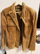 Zara Basic - Kurtka skórzana damska S camel