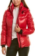 Damska kurtka puchowa S13 New York Quilted Down-Fill Puffer czerwona