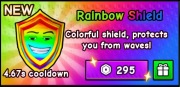 Escape Tsunami For Brainrots! Gamepass Rainbow Shield