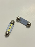 Żarówki LED Białe C5W 36mm Oświetlenie Wnętrza Tablicy Rejestracyjnej