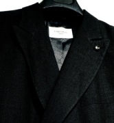 CARL GROSS marynarka L/XL dwurzędowa lniana czarna gucci tom ford armani