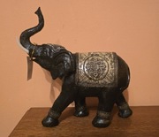 Piękna figurka kolekcjonerska SŁOŃ. Pamiątka z Indii XXw.